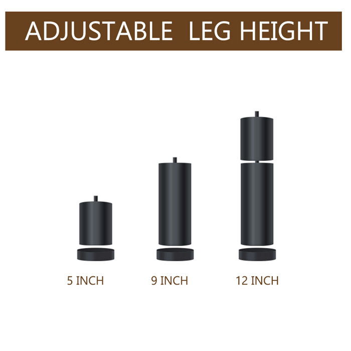 Alwyn Home Mobley Zero Gravity Adjustable Bed with Wireless Remote